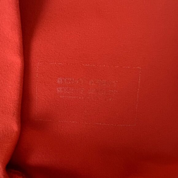 ECHT Women Size Large Biker Shorts Orange Butt Scrunch MAX Glute Flattering Lift - Picture 6 of 7